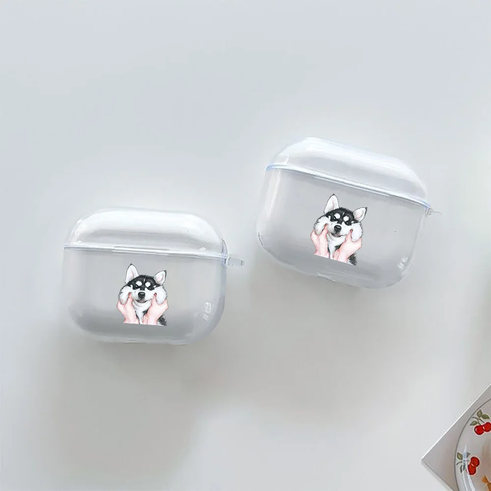 Funda de auriculares suave de TPU pintada con animales para Apple Airpods 4 Airpods Pro 3 2 1 Airpods4 Pro3 Pro2 funda protectora transparente - imagen 3