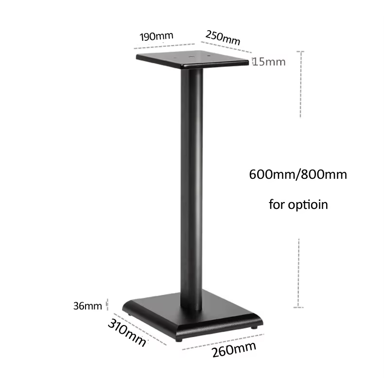 D-MOUNT SF50 Soporte Altavoz Suelo – MDF Metálico Resistente
