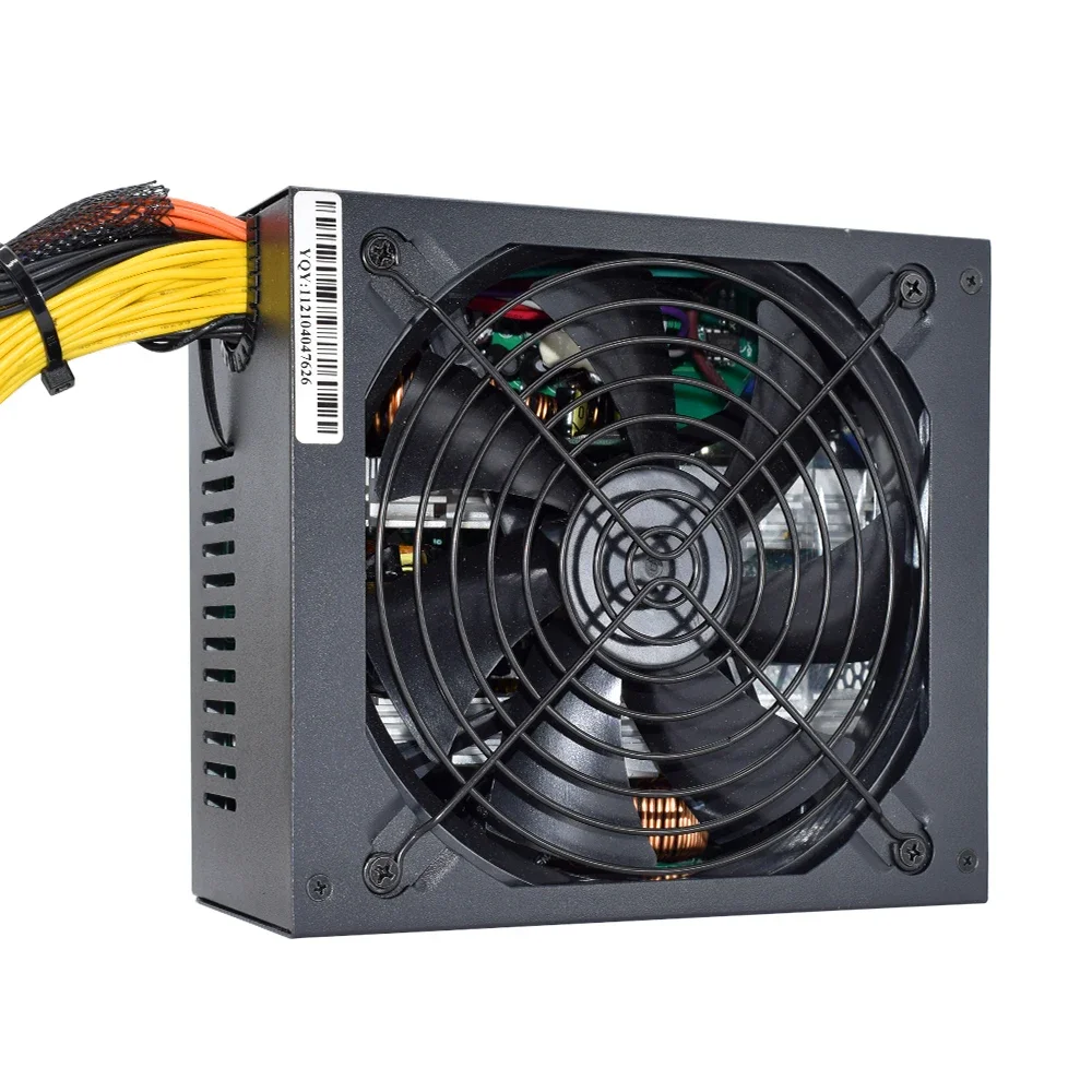 Fuente de alimentación de minería de 2000W Asic bitcoin new Gold PLUS, ETC. Fuente de alimentación RVN, máquina ATX compatible con 8 tarjetas GPU PSU - imagen 2