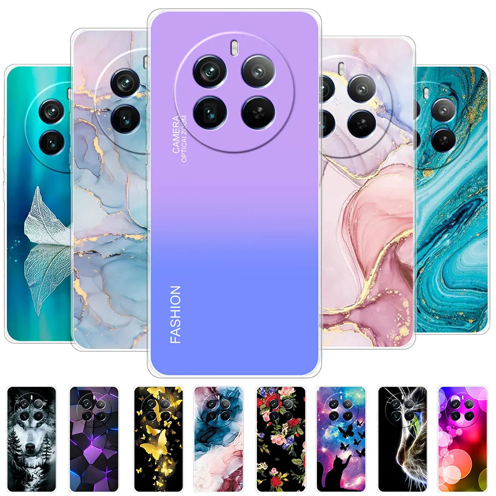 Para Realme 12 Pro 5G funda transparente en Realme 12 Plus 5G funda de teléfono de silicona suave transparente para Realme 12 Pro Plus 5G Coque
