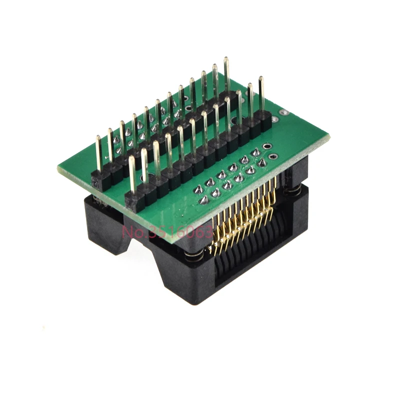 SOIC24 SOP24 a DIP24 SOIC 24, adaptador de programador, enchufe de ancho de cuerpo de 7,5 MM, convertidor de enchufe IC de 300MIL, chip de prueba - imagen 3