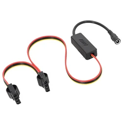 Adaptador DC 5,5 x 2,5 mm a SATA y Molex de 4 pines
