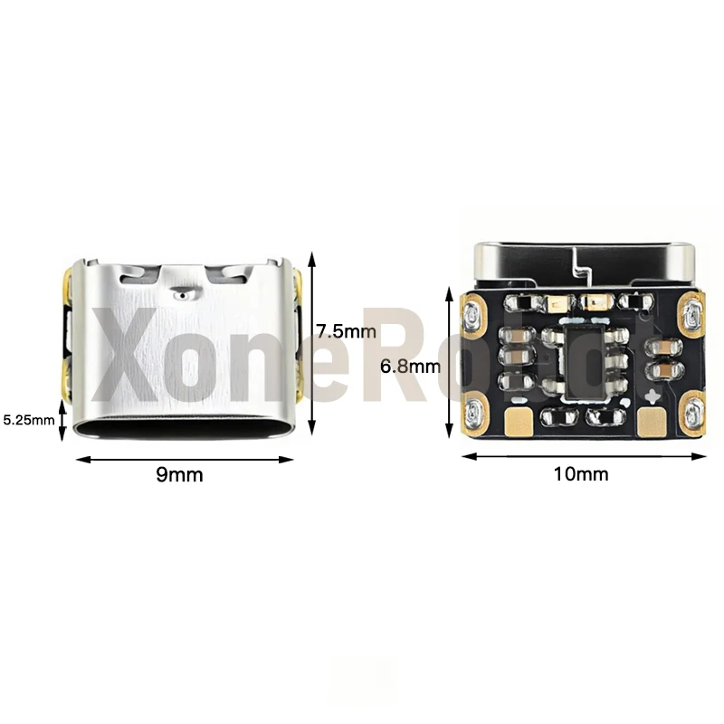 1-10 Uds Mini placa de carga de batería de litio de 3,7 V interfaz tipo C compatible con módulo de carga de protección de carga de batería de litio de 4,2 V - imagen 5