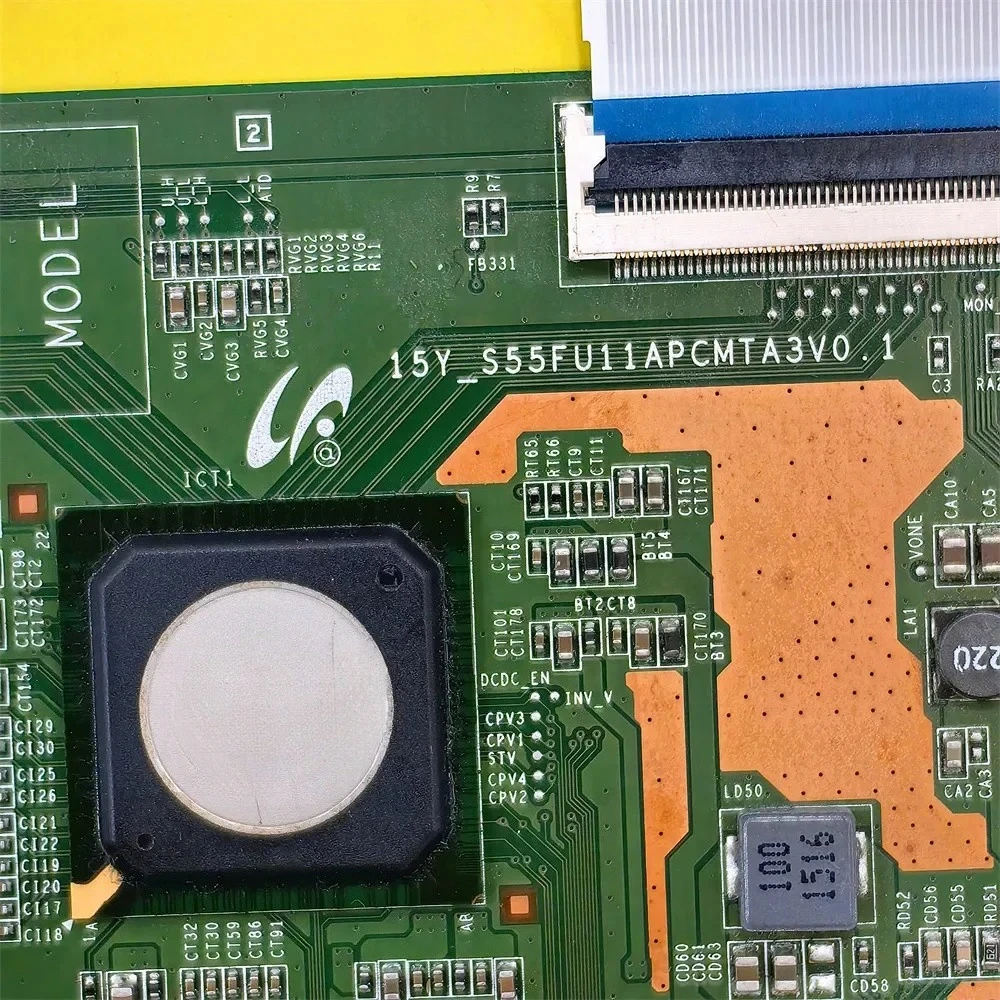 Placa lógica de T-CON 15Y_S55FU11APCMTA3V0.1, se ha probado, funciona normalmente, adecuada para LJ94-33856C y KD-55X8000C - imagen 2