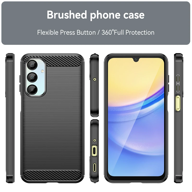 Funda protectora para Samsung Galaxy A16, carcasa de TPU suave A prueba de golpes para teléfono móvil, nueva Armadura - imagen 4