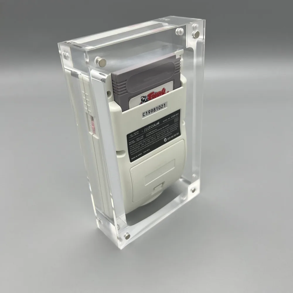Protector de caja acrílica para consola Game Boy COLOR, cajas de recogida transparentes para Nintendo GBC, estuche de exposición transparente - imagen 5