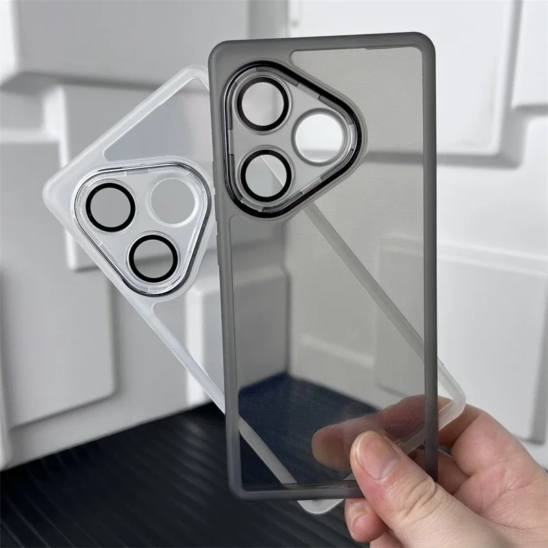 Funda de teléfono Original para OPPO Realme GT 6T GT6T 5G, película protectora de lente transparente de silicona suave, carcasa trasera de alta calidad - imagen 3