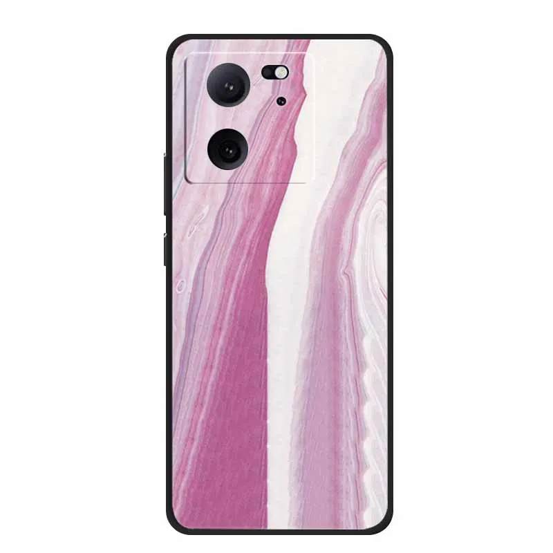 Para Xiaomi 13T Pro 5G funda Mi 13TPro 23078PND5G cubierta de teléfono de silicona suave pintada de mármol en Xiaomi 13 T Pro TPU a prueba de golpes Coque - imagen 5