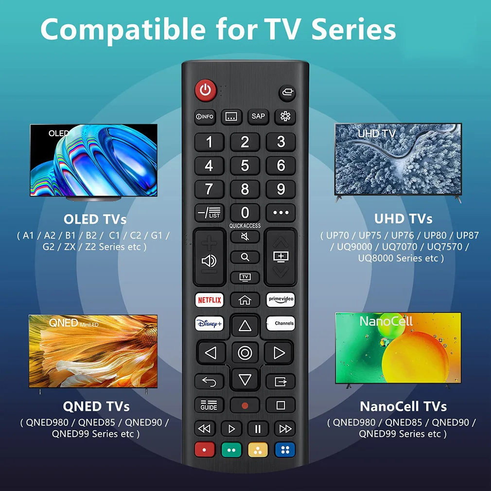 Caliente AKB76037601 Control remoto para LCD Smart TV AKB75675301 AKB76037605 55UP7000PUA 65UP7000PUA Control remoto de repuesto - imagen 2