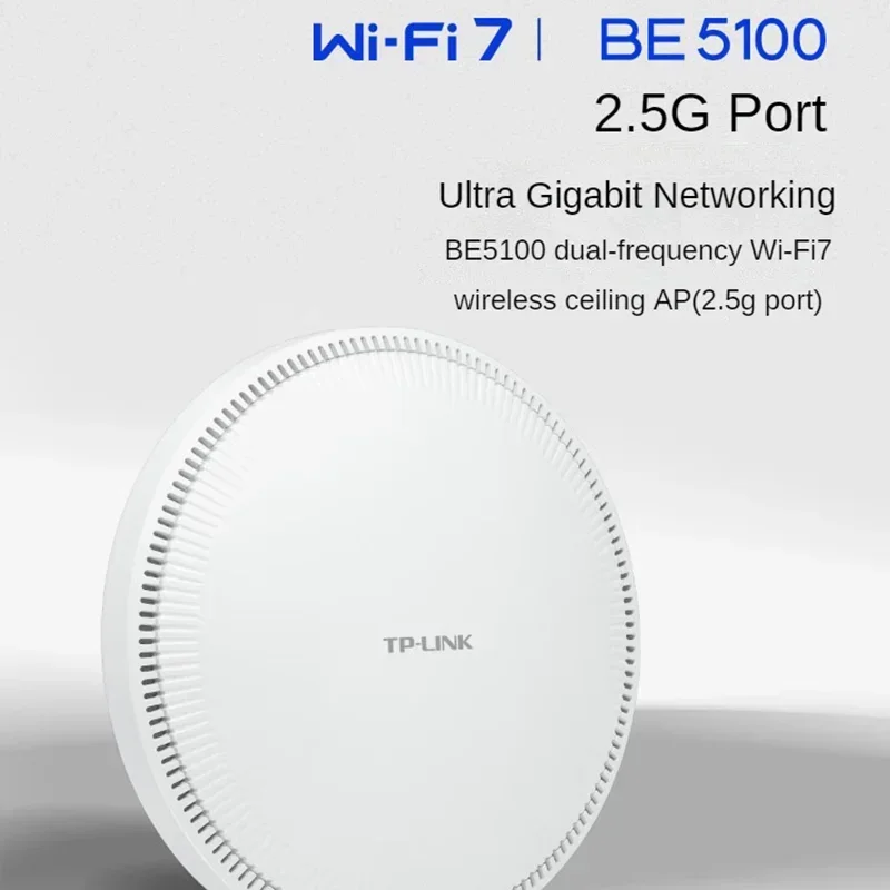 TP-Link Wi-Fi7 BE5100 rango de punto de acceso de techo inalámbrico AP 5G enrutador amplificador de señal POE Wifi repetidor punto de acceso - imagen 3