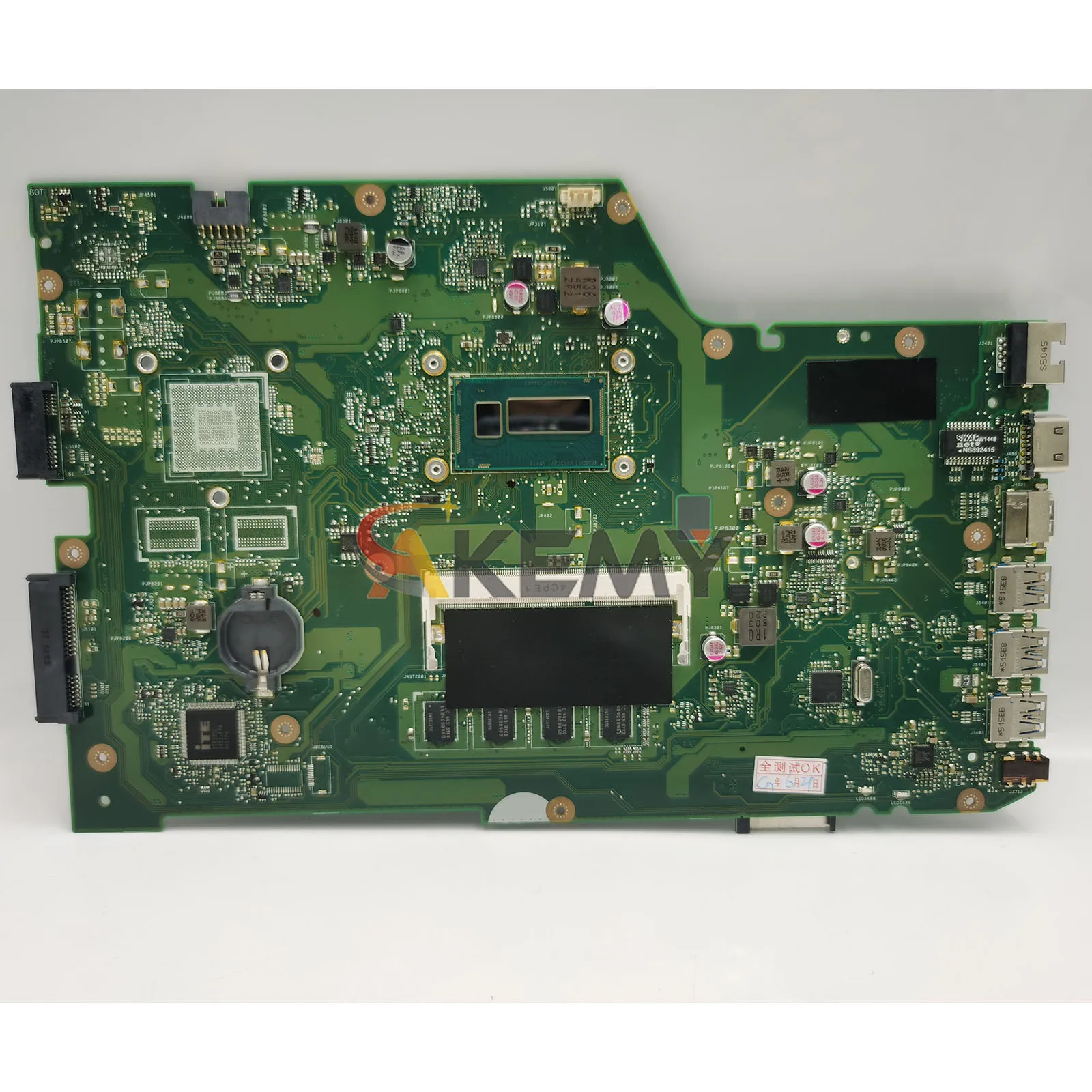 Placa base para ordenador portátil X751LA para ASUS K751L X751L X751LK X751LB X751LN F751L A751L X751LD X751LDV X751LJ placa base con CPU I3 I5 I7 - imagen 3