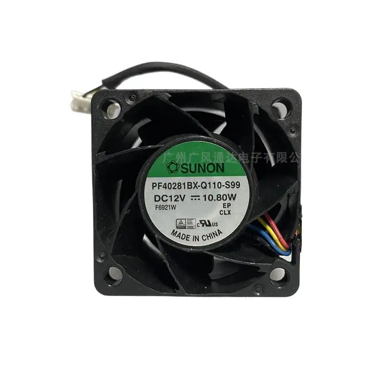 Ventilador Axial de 40mm para SUNON PF40281BX-Q110-S99 4028 12V 10,8 W ventilador de cintura de alta velocidad 4 cables PWM - imagen 5