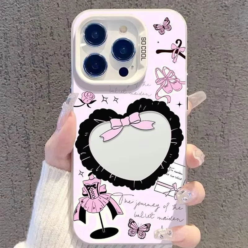 Funda de teléfono con diseño de falda de Ballet y lazo rosa para Samsung Galaxy S23 S24 S25 Ultra S22 S21 S20 Plus FE A15 A35 A55 - imagen 4