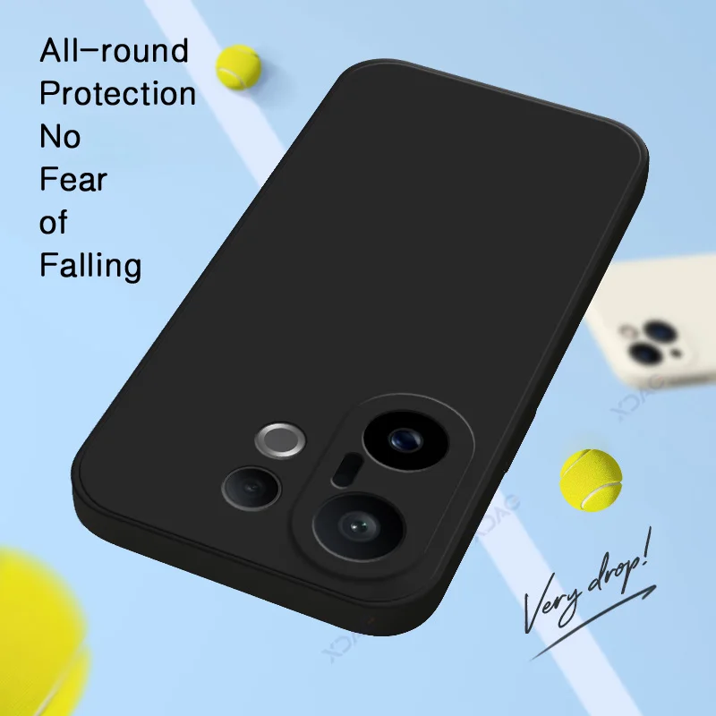 Fundas de lujo para teléfonos móviles Candy para VIVO S30 Pro Mini 5G V2465A protección VIVOS30Promini fundas blandas armadura cuadrada de silicona líquida - imagen 5