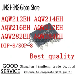 5 unids/lote AQW212EH AQW214EH AQW216EH AQW217EH AQW282EH AQW284EH DIP-8 SOP-8 optoacoplador
