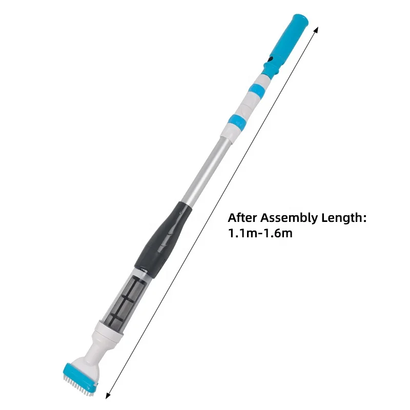 Máquina de succión de piscina, aspiradora portátil de mano, recargable sin inalámbrico, longitud ajustable - imagen 5