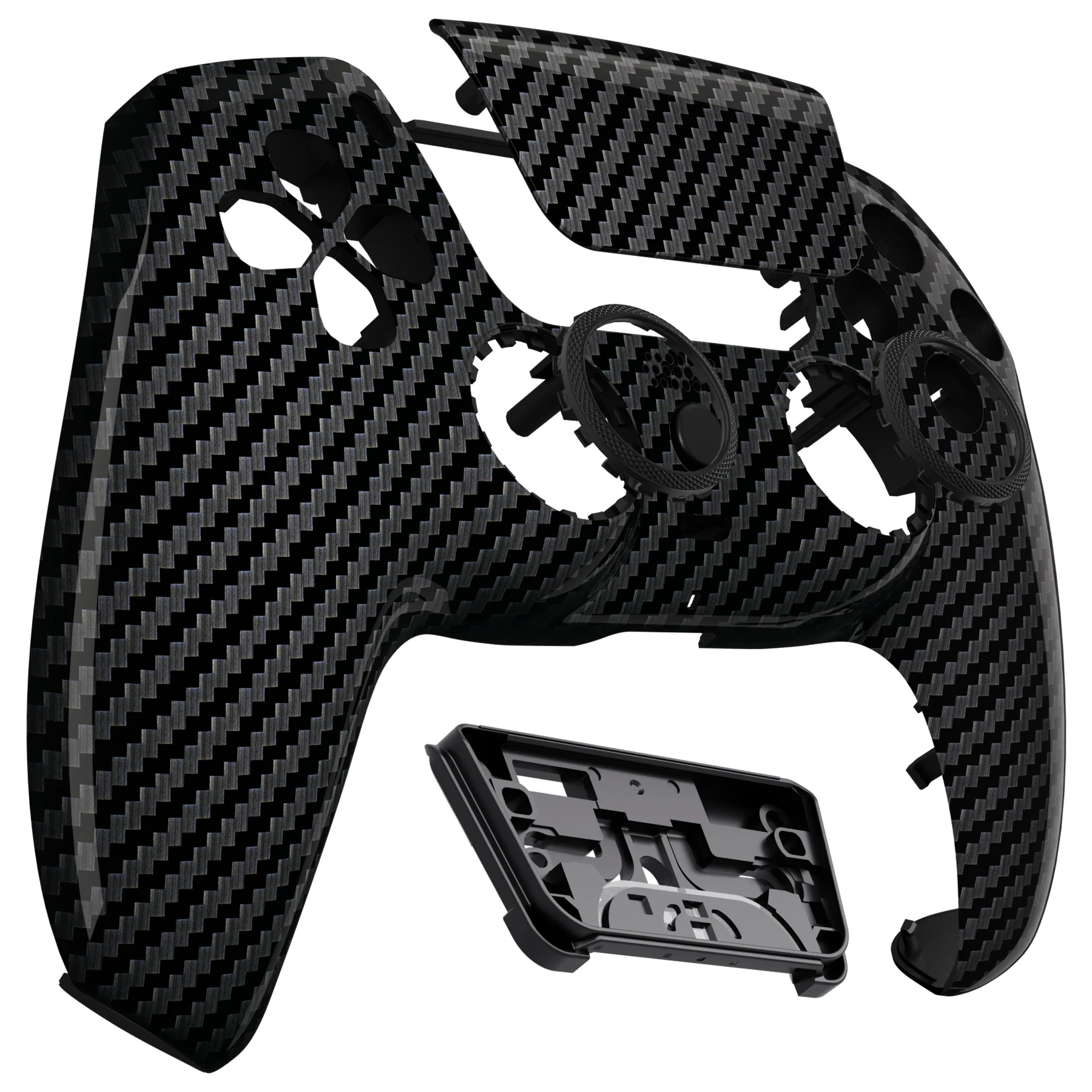 eXtremeRate LUNA Redesigned Shell Touchpad for ps5 Controller BDM-010/020/030/040/050 - Graphite Carbon - imagen 3