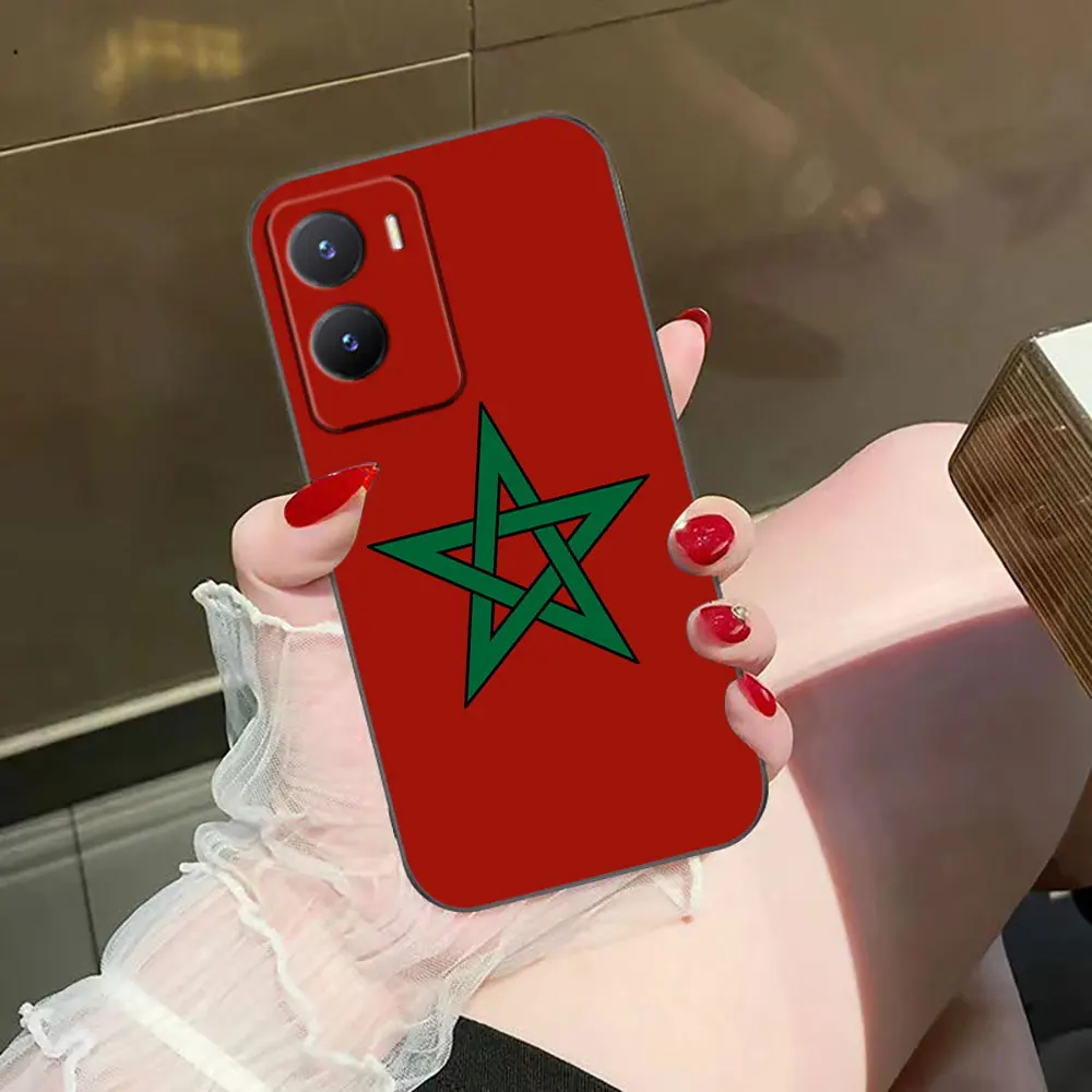 Funda de teléfono con foto personalizada para pasaporte con bandera de Marruecos para VIVO V50 V40 S1 V15 V17 V20 V21 V23 V23E V25 V25E V27 V27E V29 V29E V30 - imagen 4