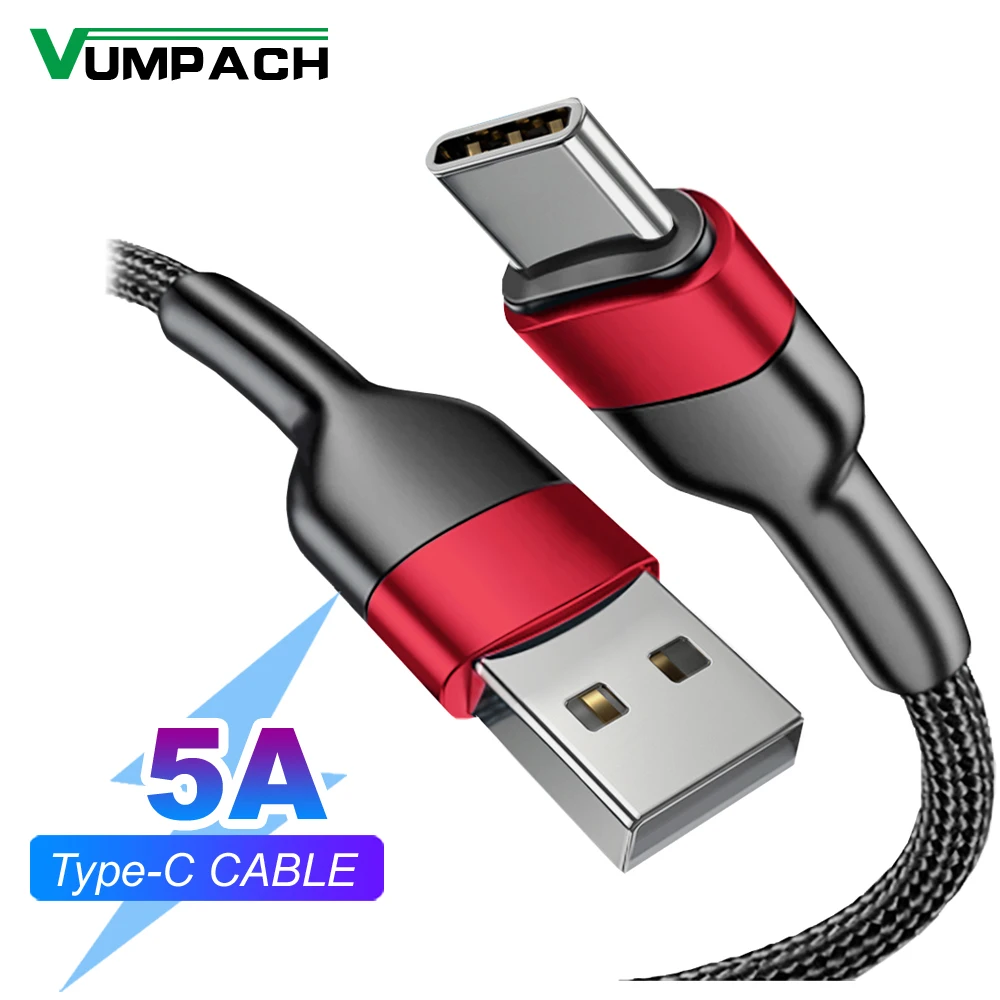 Vumpach cable USB c tipo c rápido Cable de datos de carga rápida cargador cable usb c para Samsung s21 s20 A51 xiaomi mi 10 redmi note 9s 8