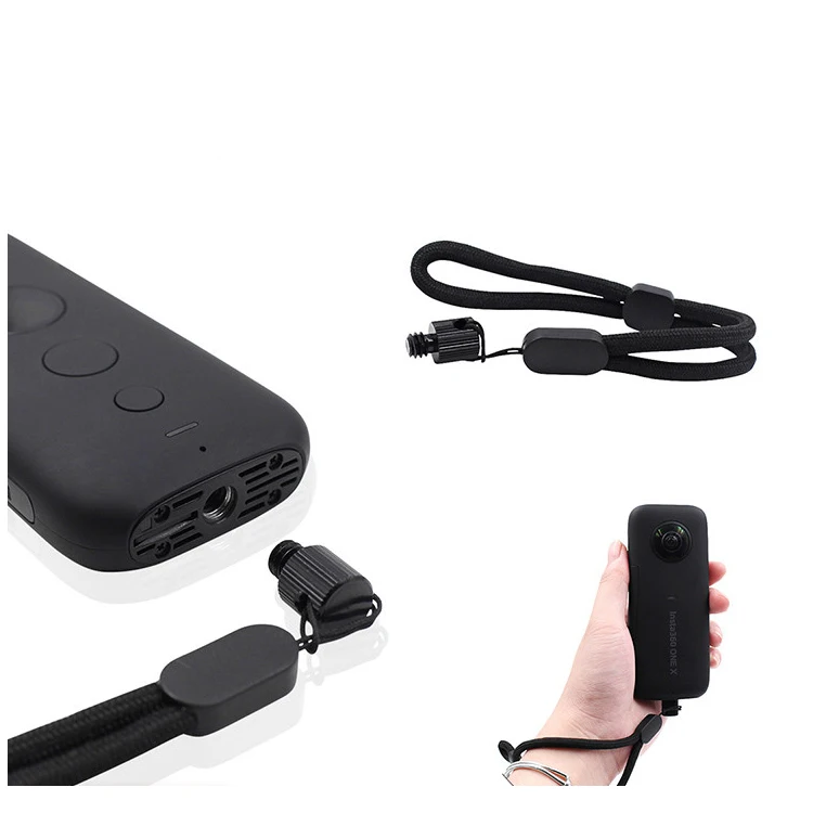 Correa de mano para muñeca, correa de cuerda antideslizante y antipérdida, soporte de cordón, Clip, correa de muñeca para Insta 360 X5 X3 X4, accesorios - imagen 2