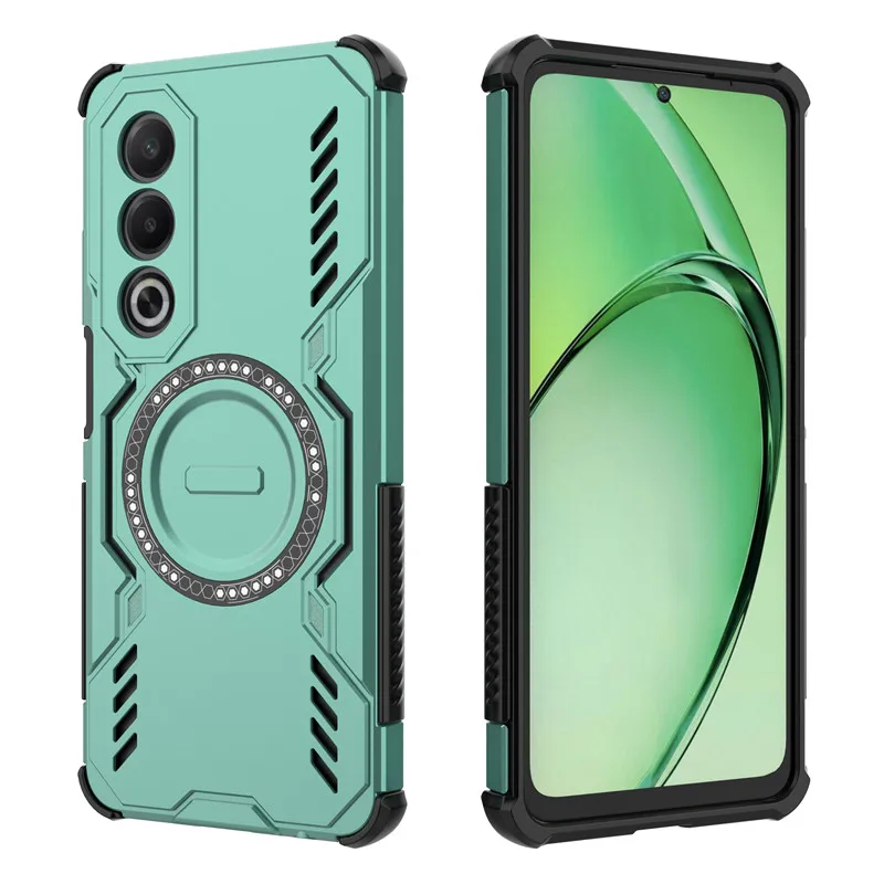 Para OPPO A3 Pro funda OPPO A3 Energy K12x A80 cubierta disipación de calor carga inalámbrica magnética fundas protectoras para teléfono OPPO K12x - imagen 5