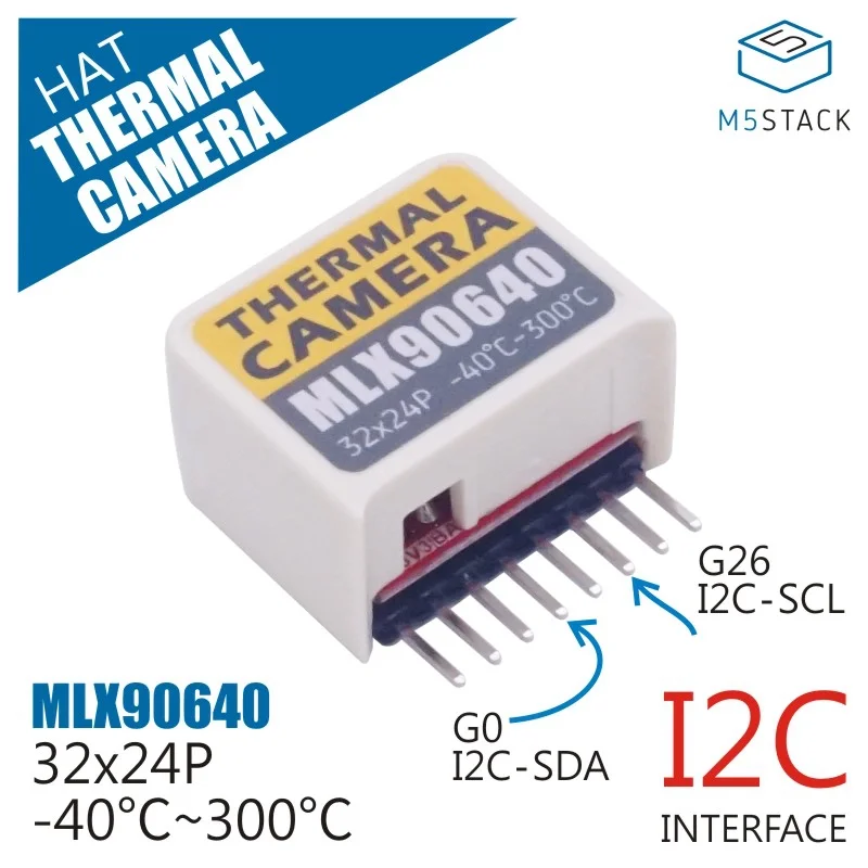 Gorro oficial para cámara térmica M5Stack M5StickC (MLX90640)