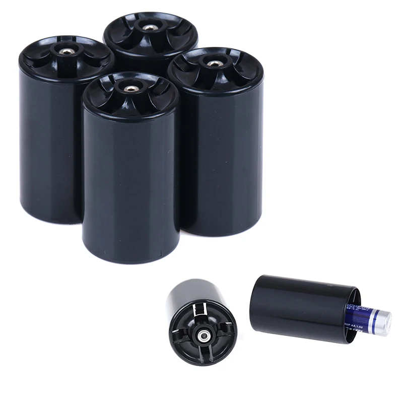 Convertidor de batería tipo AA a D, adaptador, soporte, caja de baterías, conmutador, 4 Uds. - imagen 4