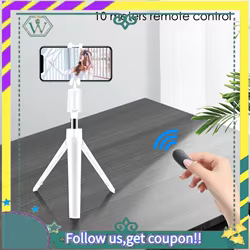 Nuevo palo de Selfie trípode palo de Selfie para teléfono móvil con Control remoto inalámbrico trípode estabilizado para/Android