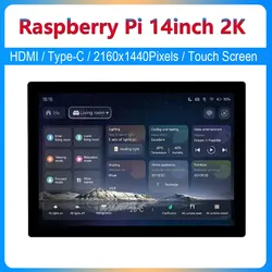 Pantalla Táctil 14" 2K HDMI USB-C para Jetson Nano