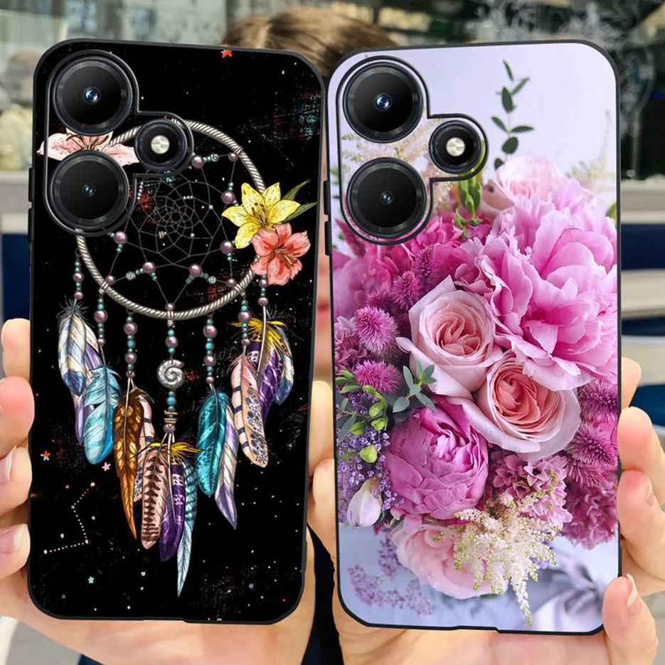 Funda de silicona suave para Infinix Hot 30i X669, carcasa trasera de TPU con Gato y Panda, para Infinix Hot 30i, Hot30i, NFC - imagen 5