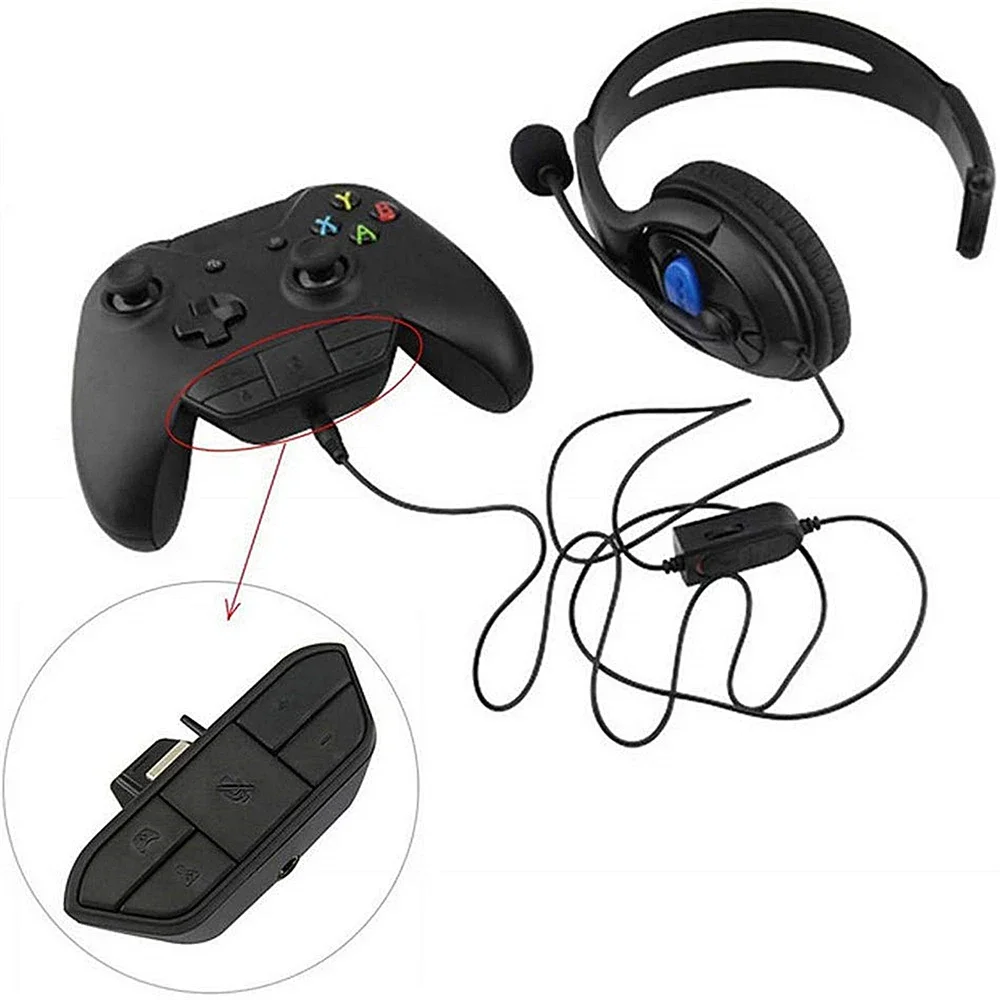 Adaptador de auriculares estéreo, controlador de equilibrio de Audio ajustable, adaptador convertidor de auriculares, conector de Audio de 3,5mm para controlador de juego Xbox One - imagen 5