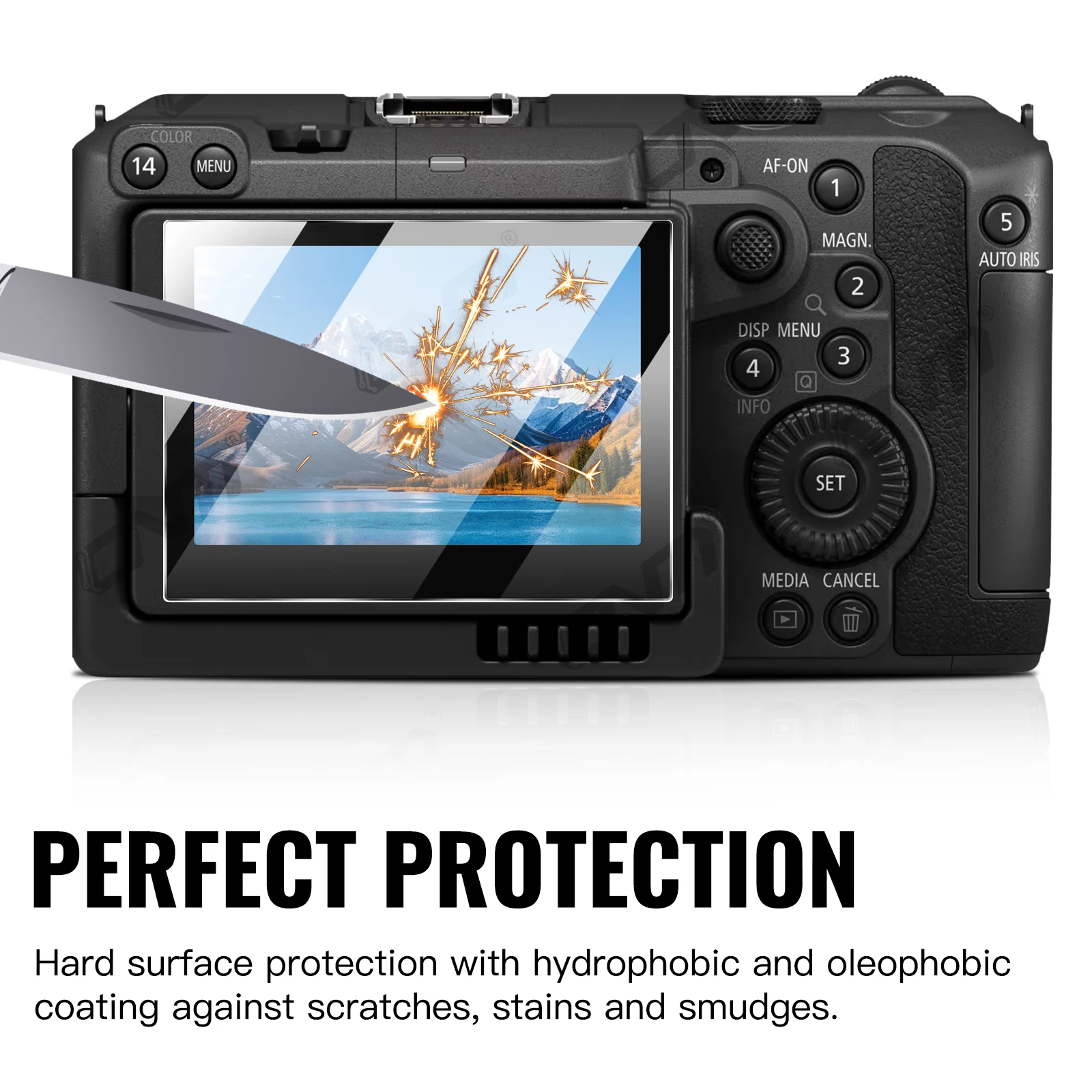 1-3 uds vidrio templado para Canon EOS C50, Protector de pantalla de vidrio 9H Premium HD película antiarañazos para accesorios de cámara C50 - imagen 3