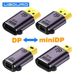 Adaptador Mini DisplayPort a DisplayPort 8K Bidireccional