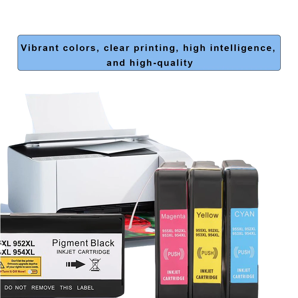 Vilaxh 953XL cartuchos de tinta para HP953 953 XL compatibles con HP Officejet Pro 7720 7730 7740 8710 8715 8718 8720 impresora - imagen 5