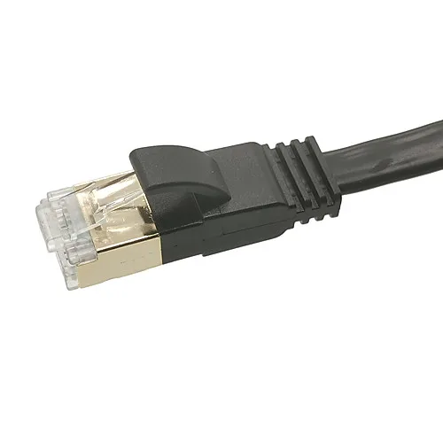 Cable Ethernet de 10Gbps CAT7 STP 8P8C Cable de conexión RJ45 Cable Lan de red de Internet para PC enrutador portátil Cable de red Cat 7 0,5 M - imagen 5