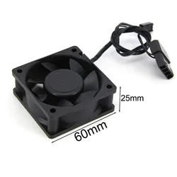 Ventilador PC 60x60x25 mm 12 V, 3/4 Pines, Sin Escobillas
