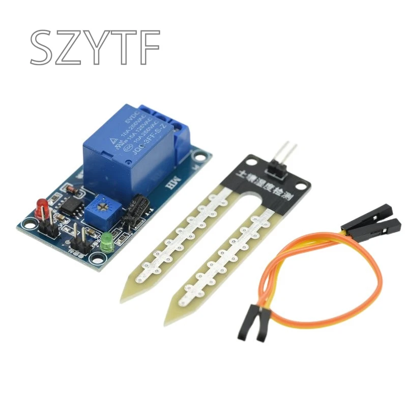 1-10 Uds Electrónica Inteligente 3,3 V 5V 12V higrómetro de humedad del suelo módulo Sensor de humedad de detección para placa de desarrollo arduino - imagen 5