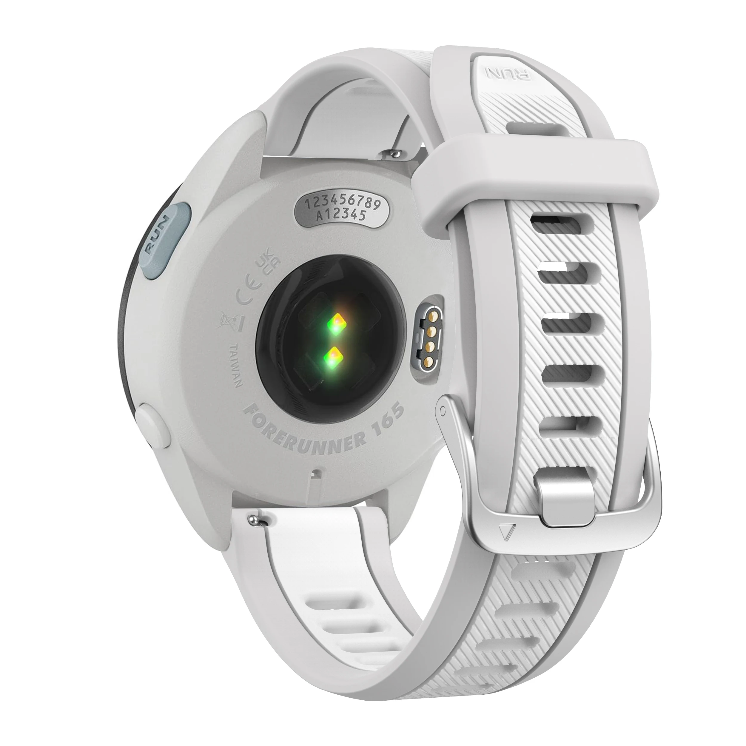 Correa deportiva de silicona de dos tonos de liberación rápida de 20mm para Garmin Forerunner 165 Music 245 645 55/Venu 2 Plus/Vivoactive 5 - imagen 3