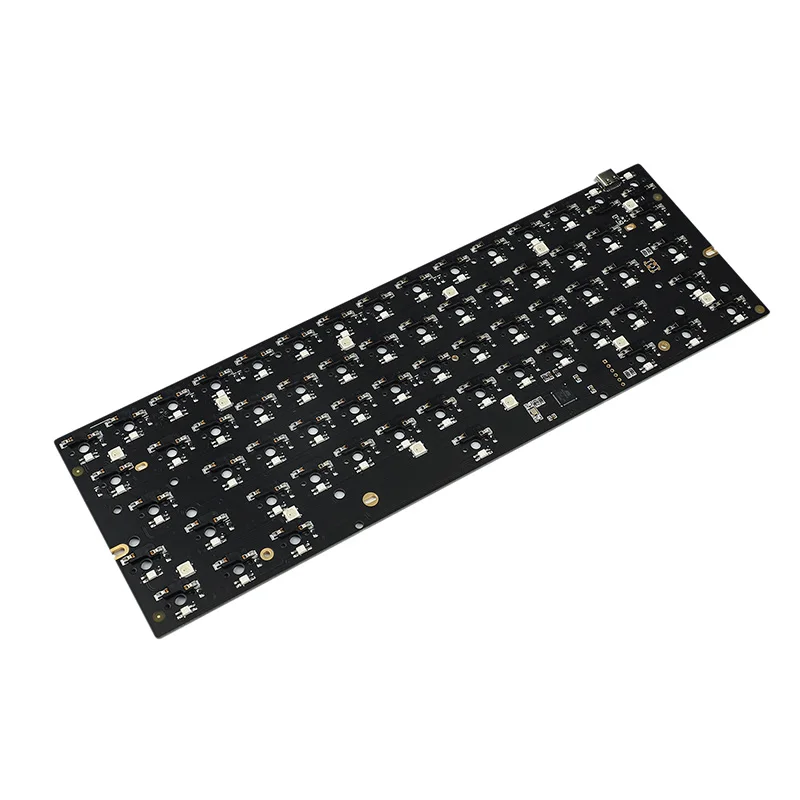 HHKB Teclado mecánico PCB intercambio en caliente RGB Base de luz personalización con cable negro inmersión oro placa base accesorios DIY - imagen 5