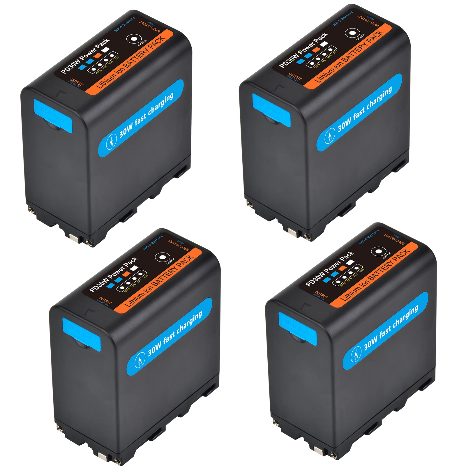 4PCS Batteries