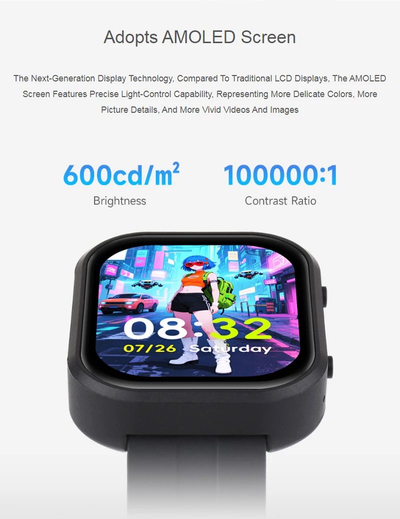 ESP32-S3 Placa de desarrollo de pantalla AMOLED de 2,06 pulgadas Chat de voz AI 410 × 502 para reloj programable con pantalla táctil - imagen 2