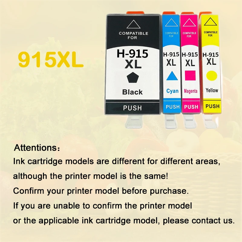 Einkshop 915XL Compatible con cartucho de tinta HP 915XL HP915 915 OfficeJet 8010 8014 8015 8017 8018 8012 8013 Impresora 915XL - imagen 5