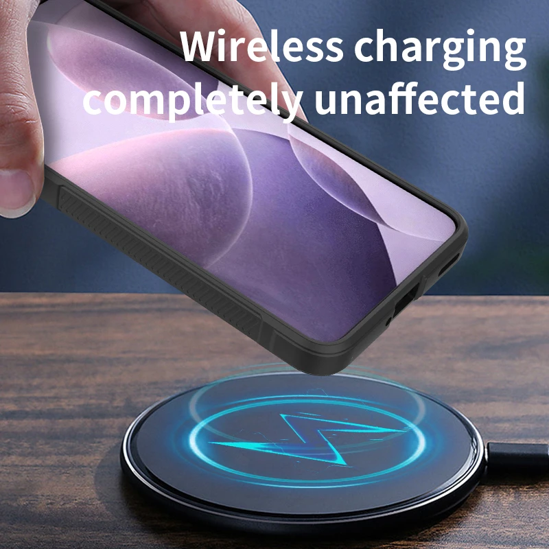 Para Poco X6 Pro funda para Xiaomi Poco X6 Pro Capas teléfono parachoques armadura trasera suave TPU lente a prueba de golpes Fundas protectoras Poco X6 Pro - imagen 3