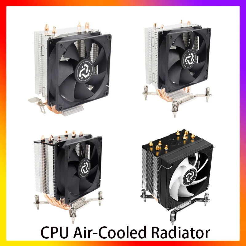 Radiador inteligente de Control de velocidad, doble/cuatro tubos de cobre, sin luz/ARGB, Compatible con Intel multiplataforma General