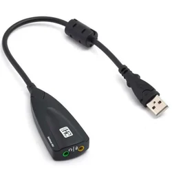 Tarjeta de sonido externa USB 7.1 con Jack 3,5 mm para PC y PS4