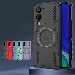 Funda Vivo Y19 5G Antigolpes con Protección de Cámara Magnética