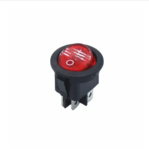 KCD1 interruptor de botón basculante redondo ON/OFF 2/3/4 pines 2/3 velocidades con tablero de barco de coche LED 12V 24V / 6A 250V / 10A 125V 20MM - imagen 4