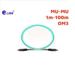 ELINK Cable Fibra Óptica MU OM3 Simplex 50/125um