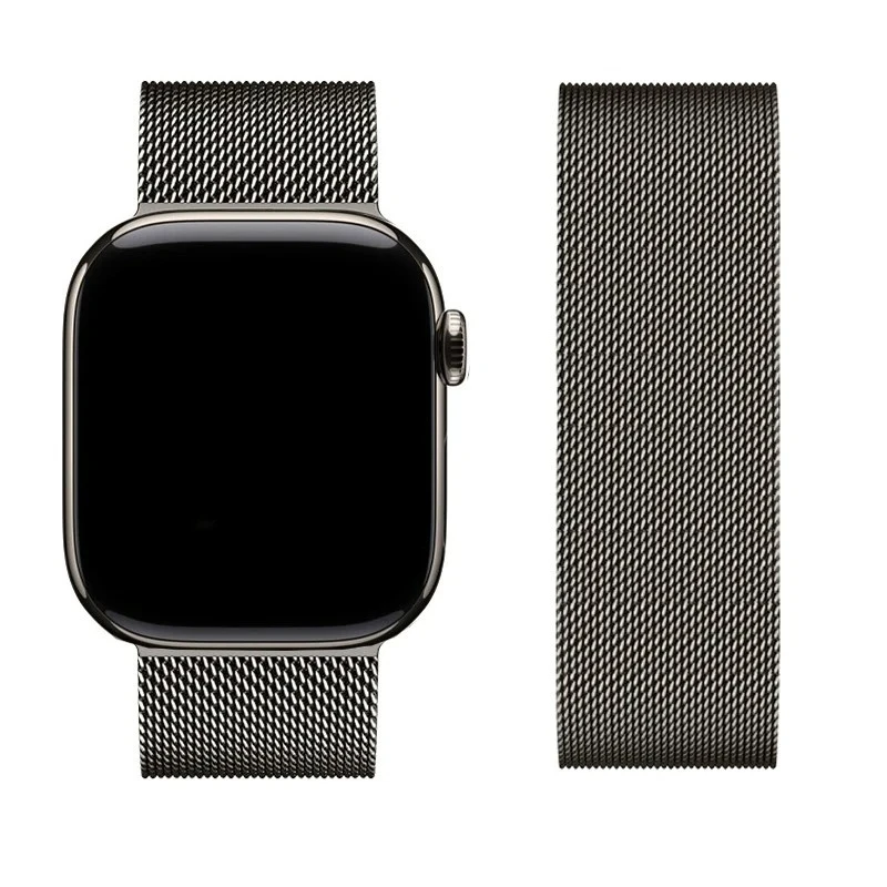Bucle milanés para Apple Watch 10 correas 46mm 45mm 44mm 40mm 41mm 42mm pulsera iwatch serie 11 8 7 6 5 4 SE 9 Ultra 2-3 49mm - imagen 2