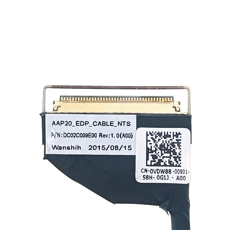 Nuevo Cable Original LCD EDP FHD para ordenador portátil para Dell ALIENWARE 17 R2 R3 sin contacto 0VDW88 VDW88 DC02C009E00 - imagen 4